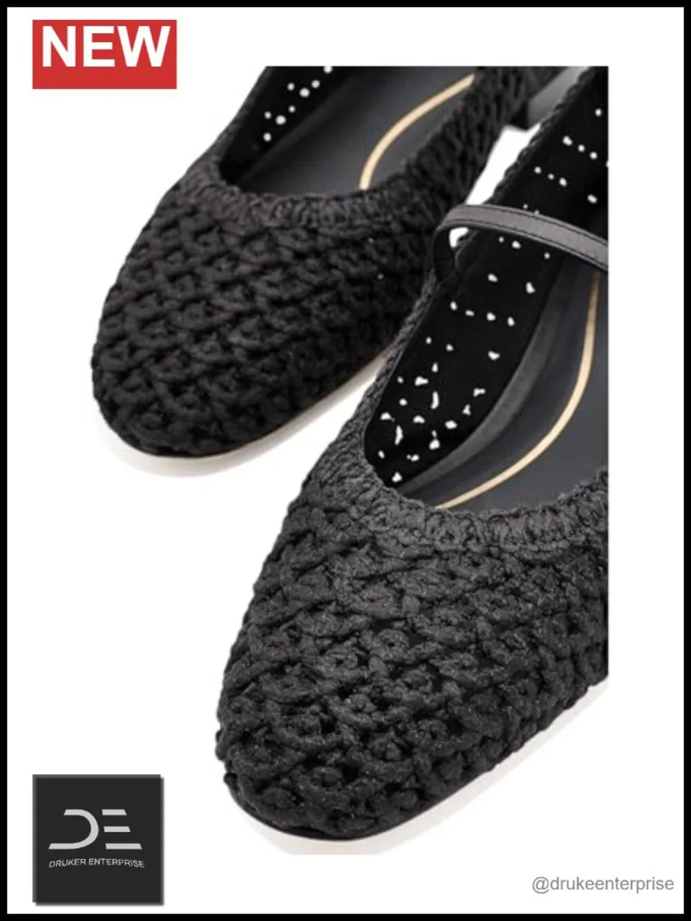 Womens Leather Ballet Flats Mary Jane Buckle Slip On Comfort Office Shoes